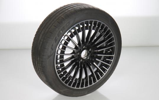 Complete wheel Alu PIR/PZeroElect AMG multi-spoke wheel 