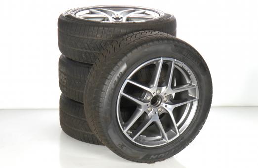 Winter Wheel and Tire Package Alloy 19 Inch with Pirelli Tires for GLC-Coupe 253, GLC-SUV X253, Original Mercedes-AMG