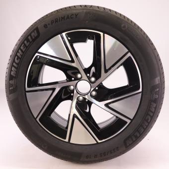 Wheel and tire assembly Alu MICHELIN/e.Haftcy 5 - hole wheel 