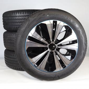 Summer Wheel and Tire Package Alloy 19 Inch with Continental Tires for EQC 293, GLC-SUV X253, Original Mercedes-Benz